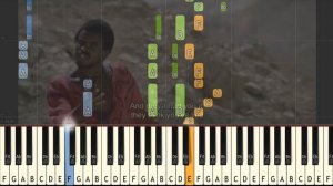 HEAVEN ON THEIR MINDS synthesia piano tutorial