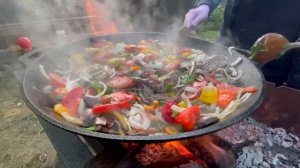 ЛИВЕР ТЕЛЁНКА НА СКОВОРОДЕ. СЕРДЦЕ, ПЕЧЕНЬ.