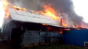 Пожар в Суздале 31.08.2018
