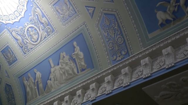 Дача Дурново в Петербурге. Плафоны классицизма.