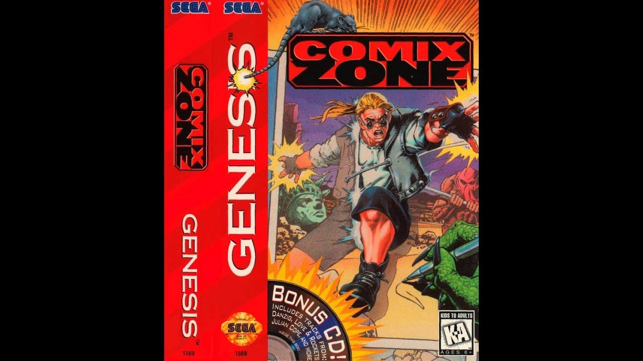 Comix Zone Полное прохождение на Sega MD