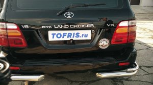 Замена глушителя Toyota Land Cruiser 100 на глушитель TOFRIS в Тольятти