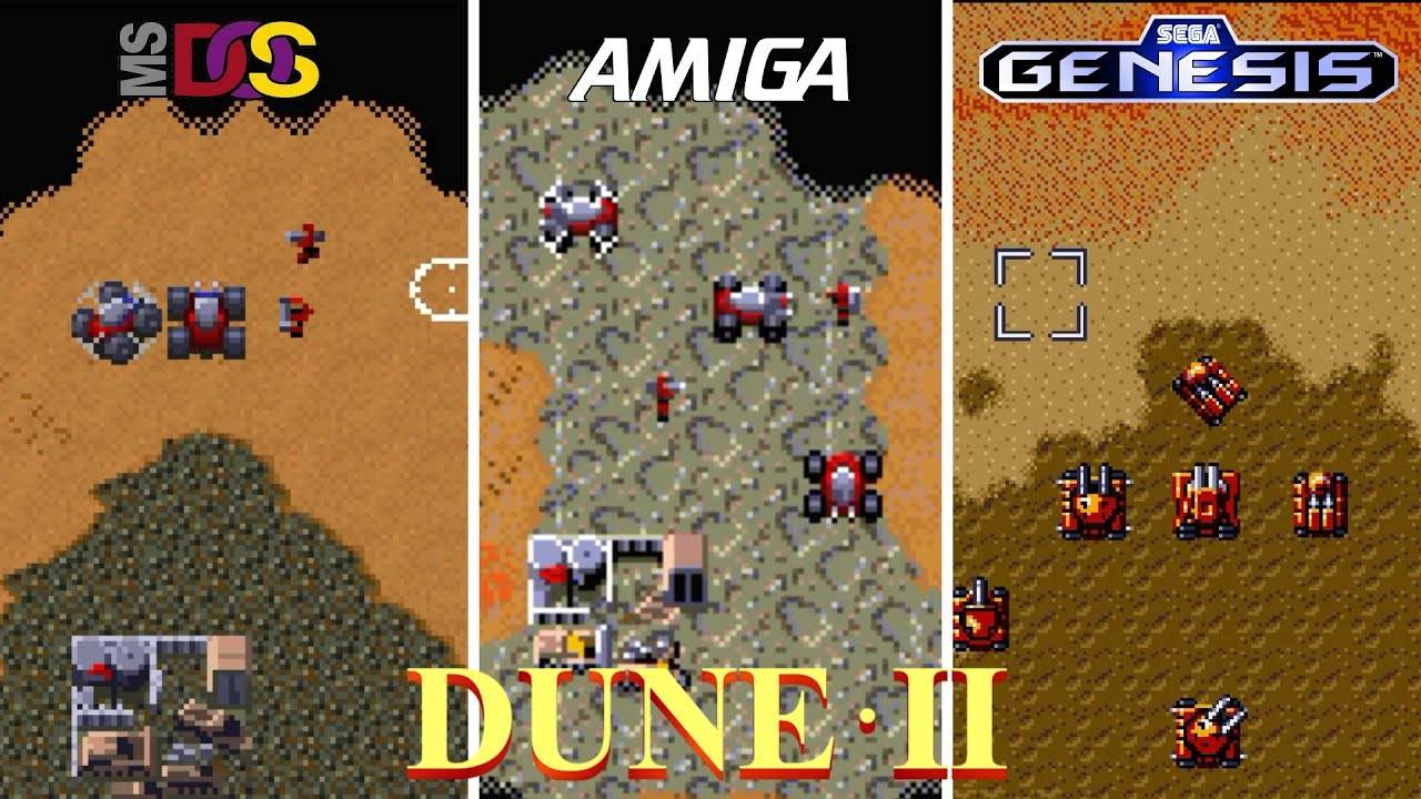 Dune II [1992] DOS vs Amiga vs Sega Genesis (Сравнение версий)