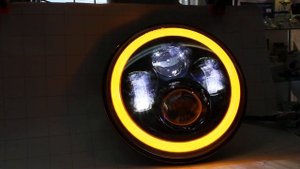 Светодиодные фары LED-7 DRL Поворотник