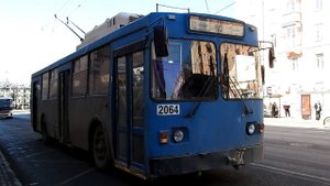 Рязань. Троллейбус ЗиУ-682 2064 Маршрута №10 2. 30 марта 2024