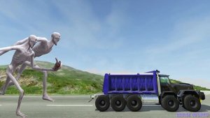 Escape From The Shy Guy (SCP-096) - Beamng Drive | TrainWorld #9