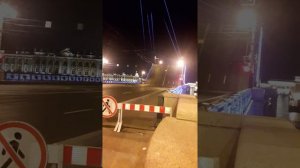 Как поднимают мост санкт-петербург