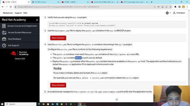8.5 Openshift Kubernetes