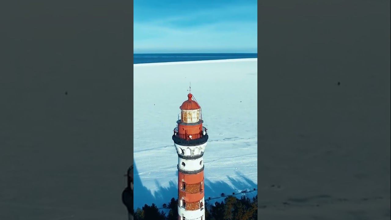 Осиновецкий маяк на Ладожском озере