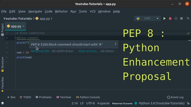 Python tutorials for beginners episode 5 Making Comments смотреть онлайн