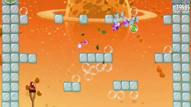ANGRY BIRDS SPACE - 3 STARS SECRET EGGSTEROID E-4 смотреть онлайн
