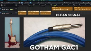 Gotham GAC1 vs Mogami 2524 vs Klotz AC110 (Guitar cable comparison)