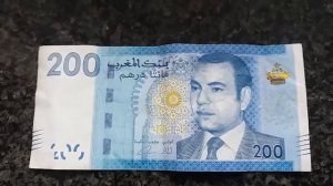 200 Dirham Morocco Banknote Money