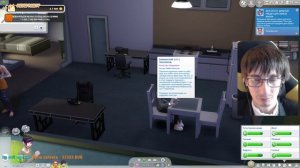 Sims 4 #2 ЕвМох и Тата заселяются в новый дом, ищут работу и знакомятся друг с другом 1