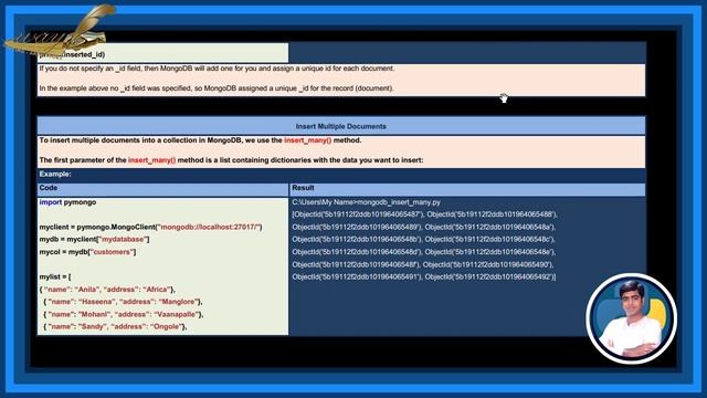 Learn Python MongoDB Complete Course |Step By Step| Insert |Ponnuri Gopie Krishna |Part-4 смотреть онлайн