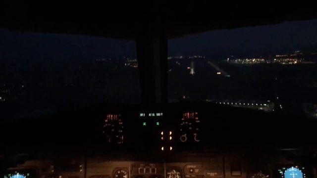 Evening Landing ATR 42-320F Jump Seat FOOTAGE FULL COCKPIT LYON SAINT EXUPERY AIRPORT FRANCE смотреть онлайн
