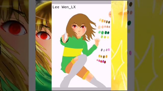 Genocide Chara Undertale [ Speedpaint ] смотреть онлайн