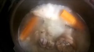 Холодец из куриной грудки и свиных ножек