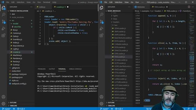 Three.js FBXLoader - 3D Game with Javascript смотреть онлайн