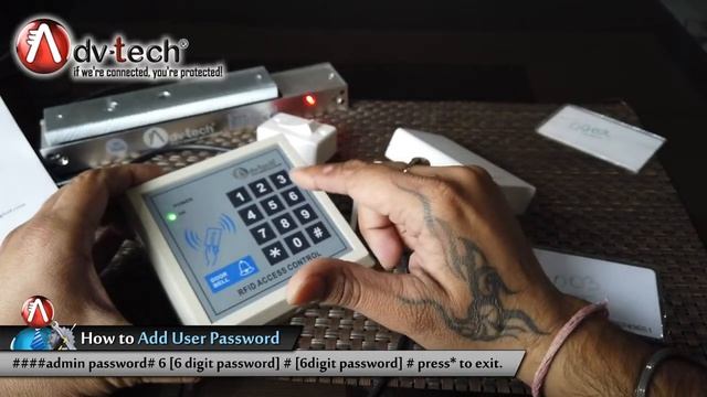 RFID Access Control Reader AD MG236B Connection Diagram & Configuration смотреть онлайн