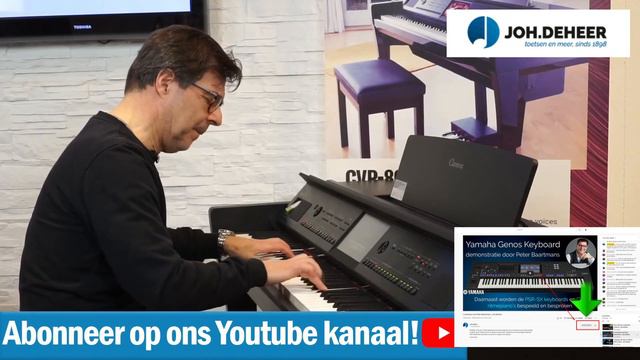 Peter Baartmans play CVP Clavinova piano - Music store Joh.deHeer смотреть онлайн