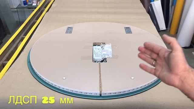 Как изготовить бюджетное зеркало с подсветкой? смотреть онлайн