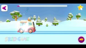 Leo the Truck & Ice Cream Truck - Game Play - Skid Game TV
