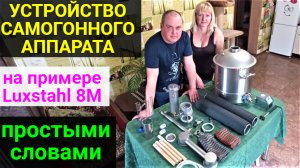 Устройство самогонного аппарата простыми словами.