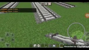 Обзор моей жд карты в Майнкрафт пе.