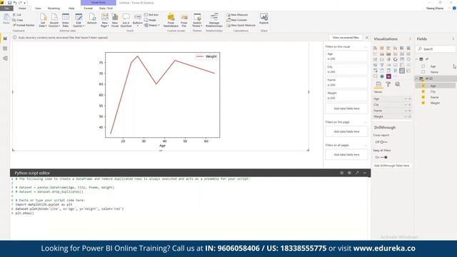 Power BI Python Tutorial | Python with Power BI | Power BI Tutorial | Edureka | Power BI Rewind - 5 смотреть онлайн