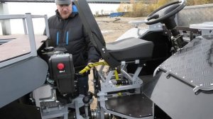 Обзор легкого вездехода переломки на сверхлегких 31 кг шинах. Среднемоторный пневмоход Ураган Дикар