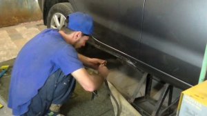 РиХтовка порога Покраска  авто