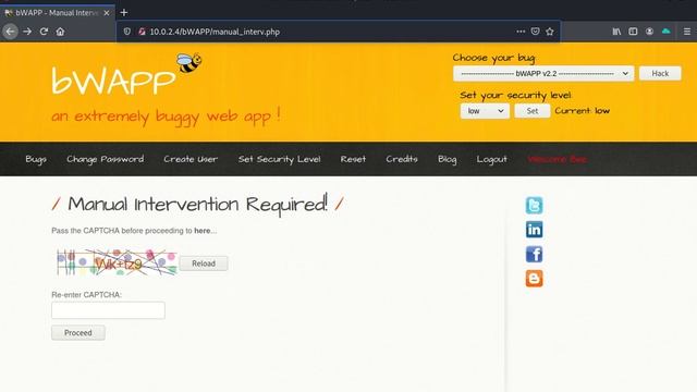 SQL Injection Captcha Manual Intervention Required! Low Security Level смотреть онлайн