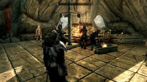 V116 - Skyrim Special Edition - Kodlak funeral - Serana good manners