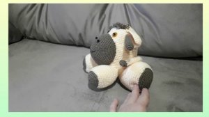 Игрушка вязаная "Бычок"