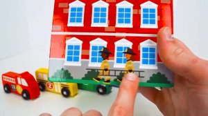 Learn Community Vehicle Names with Stacking Toy Car Garages!