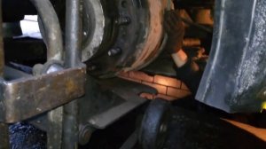 автобус маз 103 снятие ступицы на подьемник