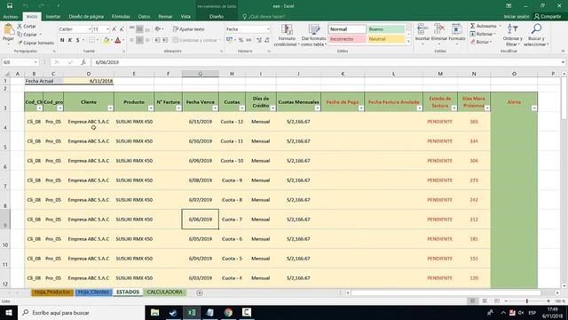 Sistema de cobros Excel - Facturas vencidad, facturas por cobrar. (Control de cobros y créditos) смотреть онлайн