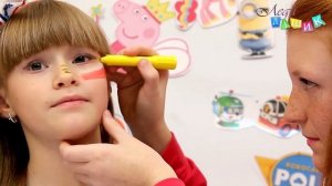 АКВАГРИМ Красивые Рисунки на Лице Бабочка Винкс