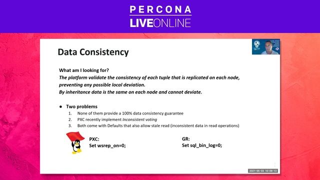 Marco Tusa - Comparing High Available Solutions With Percona XtraDB Cluster and Percona Server смотреть онлайн