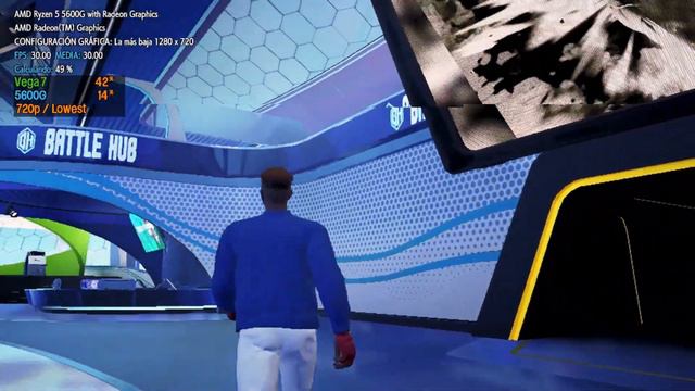 Vega 7 & Ryzen5 5600G / Street Fighter 6 Benchmark смотреть онлайн