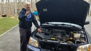 First start after short block swap 2005 Subaru Baja