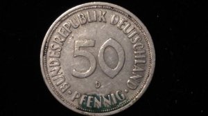 50 Pfennig Coin Of Germany 1950-2001