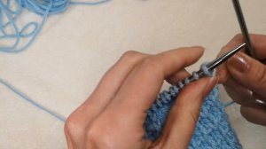 № 184 Узор ВАФЛИ спицами для теплых вещей, детских штанишек