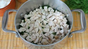 Холодный суп из шпината