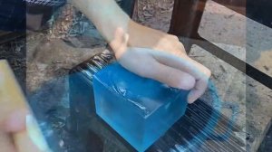 Настольная лампа, светильник из эпоксидной смолы и дерева (WoodJob)