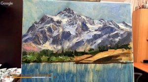 ? ХуДоЖнИкИ | Живопись маслом | Рисуем вместе горы | Георгий Харченко