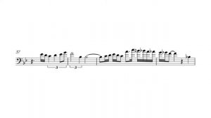 Dave Steinmeyer - Trombone Solo Transcription (Through The Eyes Of Love)
