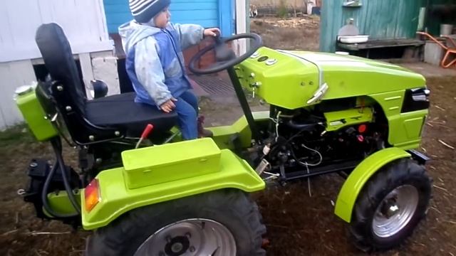 Китайский минитрактор 160.Первые впечатления.