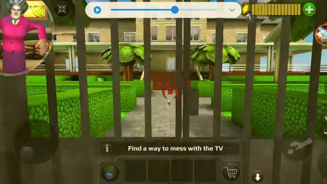 Положил под газету Мисс Ти мышеловку! - Scary Teacher 3D смотреть онлайн